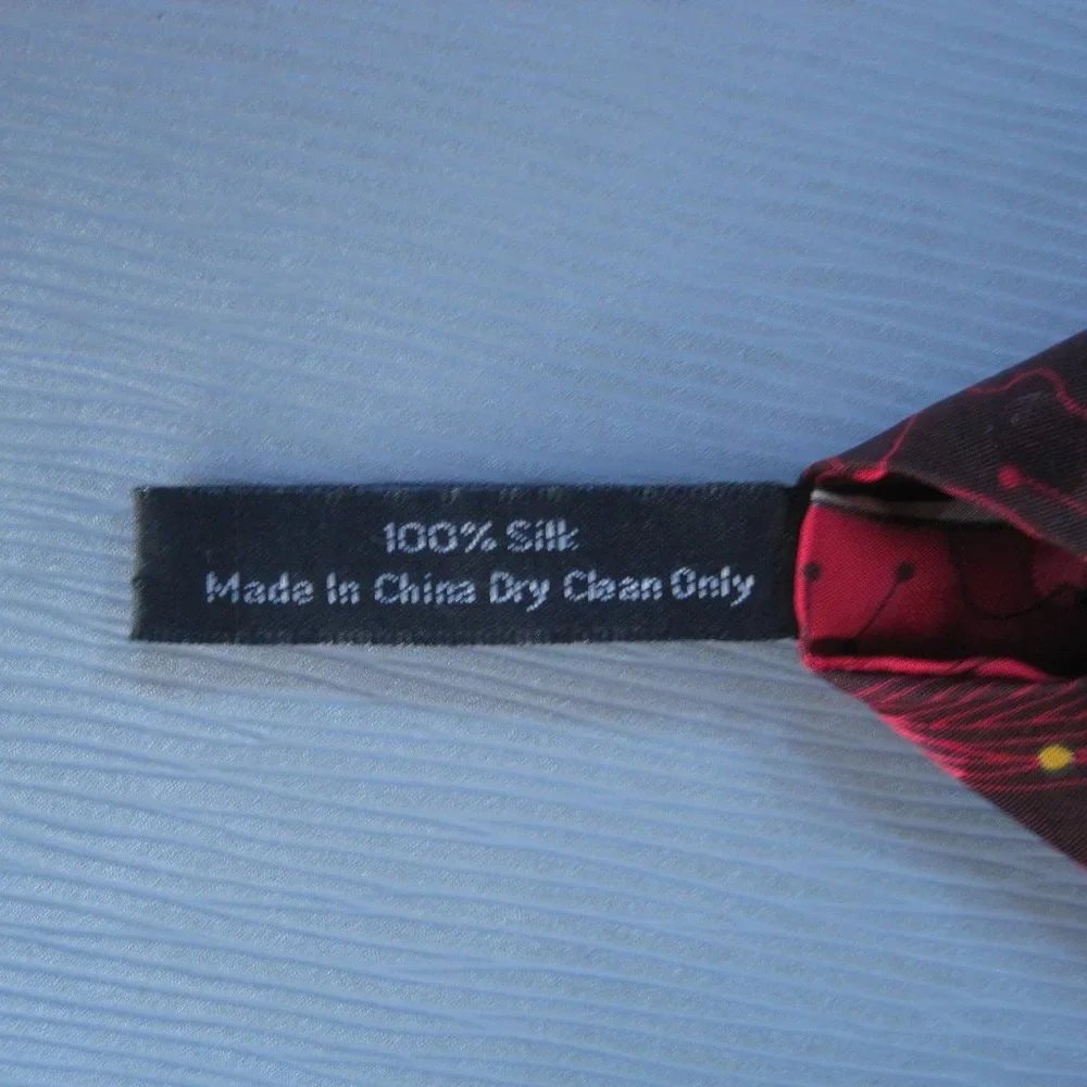 Zazou Luxe Unisex Red Scarf Tasseled Double Size-55x11 in